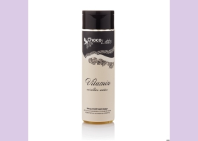 Мицеллярная вода VITAMIN для снятия макияжа и очищения кожи с комплексом витаминов красоты, 200 мл, TM ChocoLatte